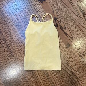 Athleta Girl Tank Top. Size M (8-10). Yellow.